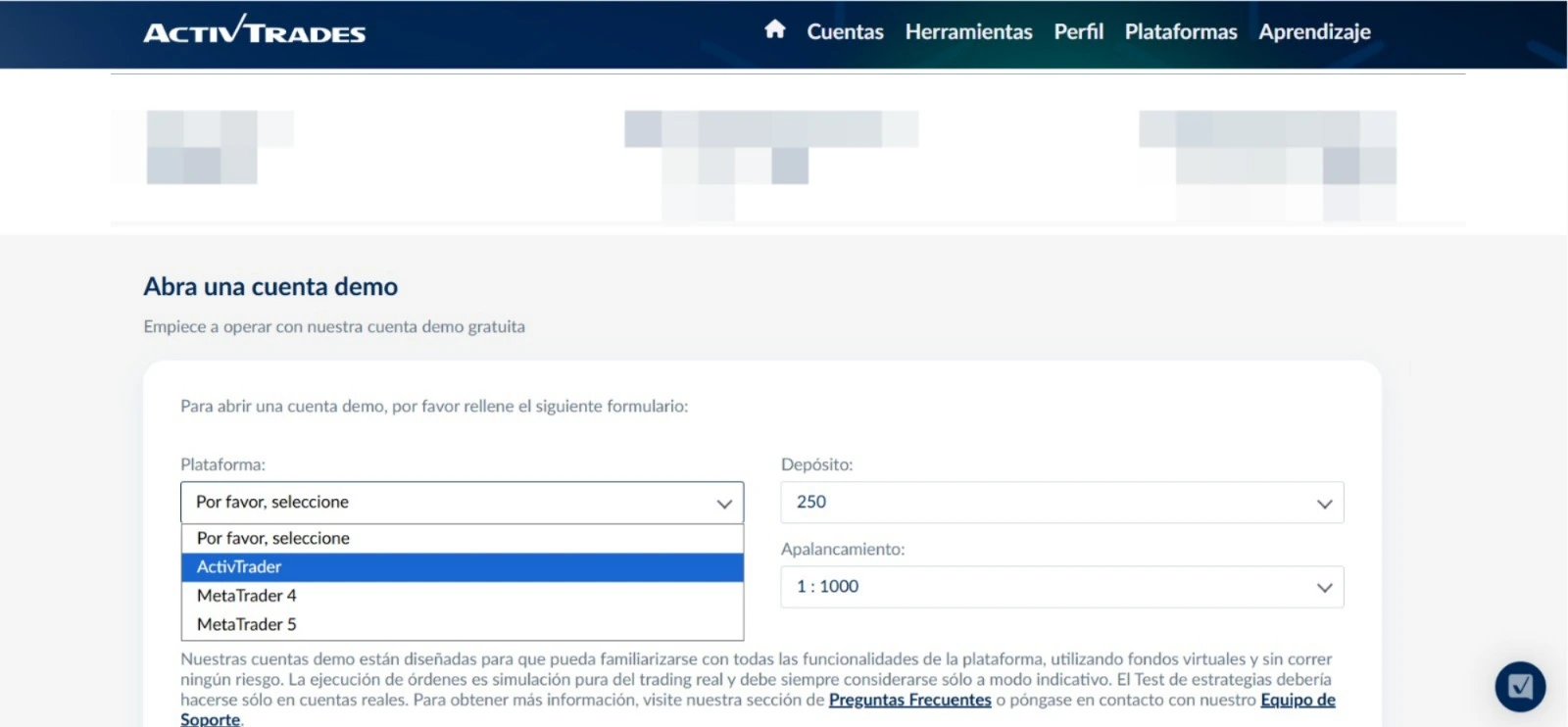 Como abrir una cuenta demo de trading forex